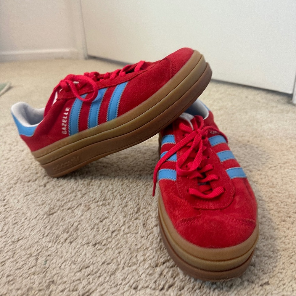 Adidas red Gazelle